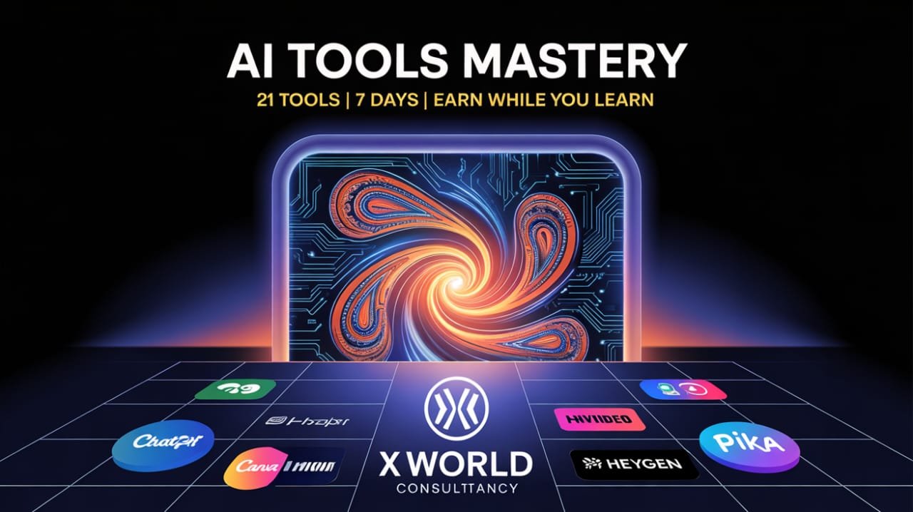 AI Tools Mastery – 21 Tools To Earn (🔔 वेबसाइट के होमपेज पर बने “Enroll” बटन पर क्लिक करें, ₹499 की पेमेंट करें और तुरंत अपना कोर्स शुरू करें)