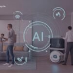 AI in daily life with smartphones, smart homes, healthcare, and transportation